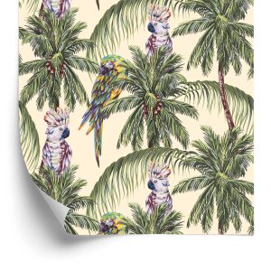 Papier Peint Perroquets Colorés – Image 2