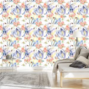 Papier Peint Cygnes Comme Peints – Image 3