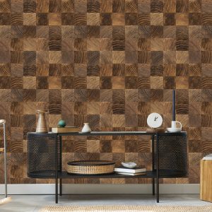 Papier Peint Mosaïque En Bois – Image 5