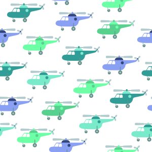 Papier Peint Hélicoptères Pastel Colorés Pour Enfants – Image 1
