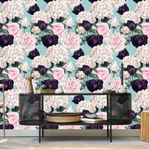Papier Peint Roses Aux Couleurs Douces – Image 5