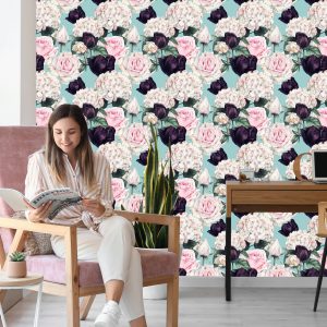 Papier Peint Roses Aux Couleurs Douces – Image 7