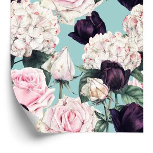Papier Peint Roses Aux Couleurs Douces – Image 2