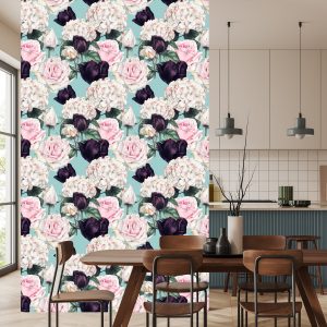 Papier Peint Roses Aux Couleurs Douces – Image 4