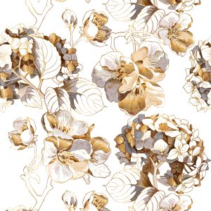 Papier Peint Fleurs De Cerisier Hortensia – Image 1