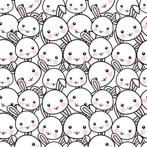 Papier Peint Beaux Lapins – Image 1