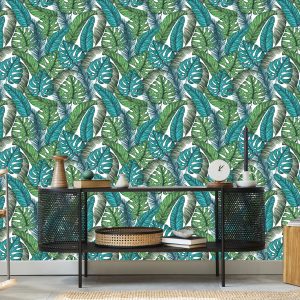 Papier Peint Feuilles De Jungle De Monstera – Image 5