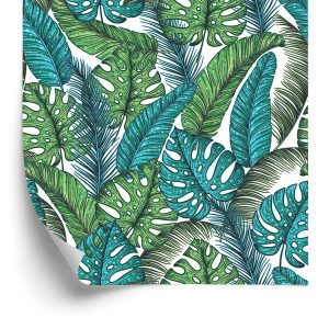 Papier Peint Feuilles De Jungle De Monstera – Image 2