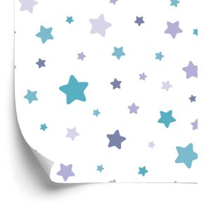Papier Peint Pour Les Enfants - Étoiles Multicolores – Image 2