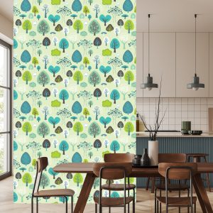 Papier Peint Plantes Vertes Arbre Chambre D'enfants – Image 4