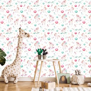 Papier Peint Pour Les Enfants - Belles Licornes – Image 5