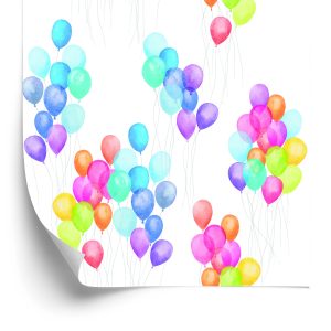 Papier Peint Ballons Colorés – Image 2