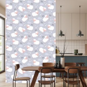 Papier Peint Moutons Sur Fond De Points – Image 4