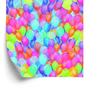 Papier Peint Ballons Multicolores – Image 2