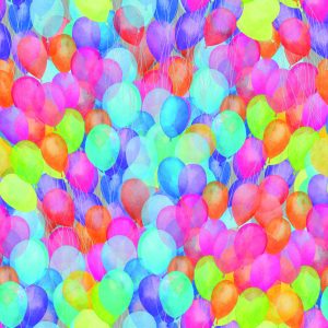 Papier Peint Ballons Multicolores – Image 1