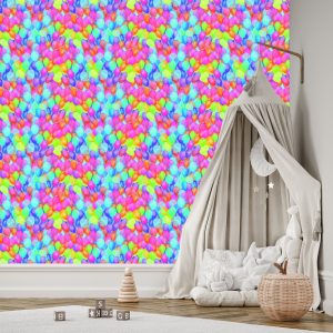 Papier Peint Ballons Multicolores – Image 3