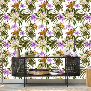 Papier Peint Fleurs De Lotus 3D – Image 5