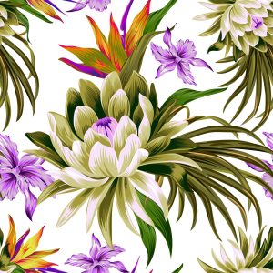 Papier Peint Fleurs De Lotus 3D – Image 1
