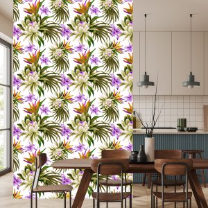 Papier Peint Fleurs De Lotus 3D – Image 4