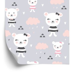Papier Peint Nounours Coeurs – Image 2