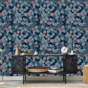 Papier Peint Fleurs Et Feuilles – Image 5