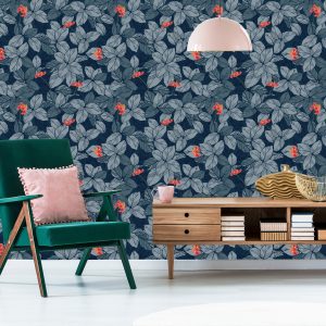 Papier Peint Fleurs Et Feuilles – Image 6