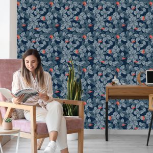 Papier Peint Fleurs Et Feuilles – Image 7