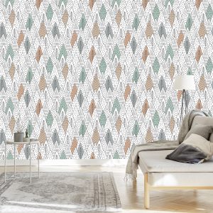 Papier Peint Arbres Forestiers Naturels Pour Une Chambre D'enfant – Image 3