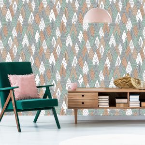Papier Peint Pour Une Chambre Arbre Style Scandinave – Image 6