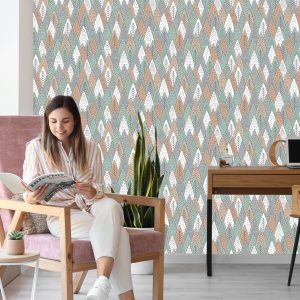 Papier Peint Pour Une Chambre Arbre Style Scandinave – Image 7
