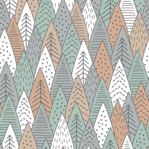 Papier Peint Pour Une Chambre Arbre Style Scandinave – Image 1