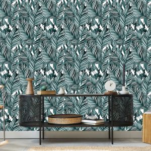 Papier Peint Feuilles Exotiques – Image 5