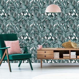 Papier Peint Feuilles Exotiques – Image 6