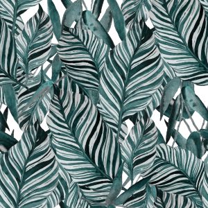 Papier Peint Feuilles Exotiques – Image 1
