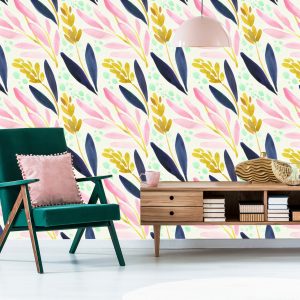 Papier Peint La Nature Dans Un Style Rétro – Image 6
