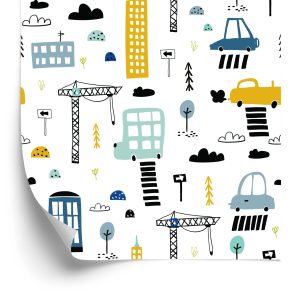 Papier Peint Voitures Dans La Ville – Image 2