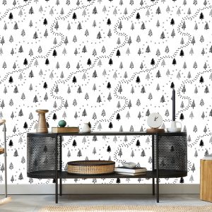 Papier Peint Arbres Pour La Chambre D'un Bébé – Image 5