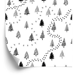 Papier Peint Arbres Pour La Chambre D'un Bébé – Image 2