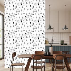 Papier Peint Arbres Pour La Chambre D'un Bébé – Image 4