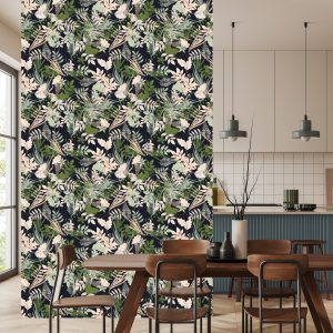 Papier Peint Feuilles Colorées Élégantes – Image 4