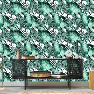 Papier Peint Feuilles Exotiques – Image 5