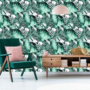 Papier Peint Feuilles Exotiques – Image 6