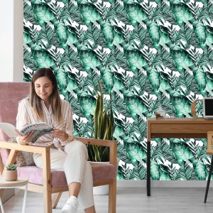 Papier Peint Feuilles Exotiques – Image 7