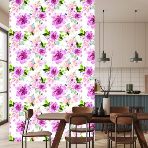 Papier Peint Fleurs Peintes À L'aquarelle – Image 4