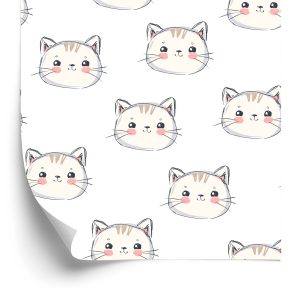 Papier Peint Pour Les Enfants - Chatons Souriants – Image 2