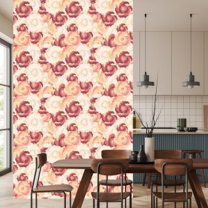 Papier Peint Roses Rétro Comme Peintes – Image 4