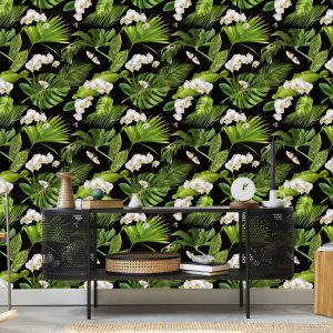 Papier Peint Fleurs Orchidées Nature Pour La Chambre – Image 5