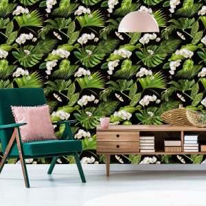 Papier Peint Fleurs Orchidées Nature Pour La Chambre – Image 6