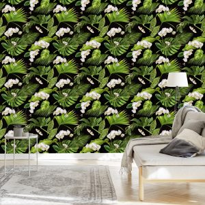 Papier Peint Fleurs Orchidées Nature Pour La Chambre – Image 3