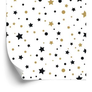 Papier Peint Pour Les Enfants - Étoiles Et Cercles – Image 2
